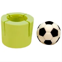 Forma Silicone Sabonete - Bola De Futebol - 3782