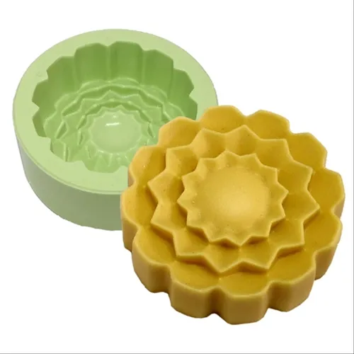 Forma Silicone Sabonete - Flor Mandala - 0120