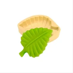 Forma Silicone Sabonete - Folha Canelada - 724