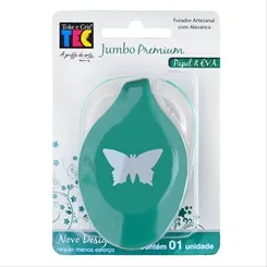 Furador Jumbo Premium - Borboleta - FJA002 - 5760 - Toke e Crie