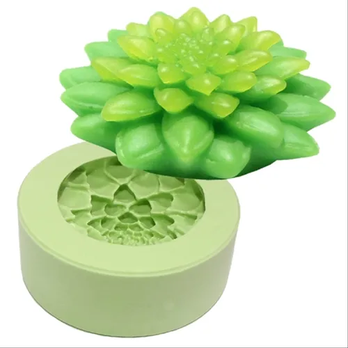 Forma Silicone Sabonete - Suculenta Agave - 0113