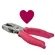 Furador Alicate - Coração - 6mm - FA007 - 6813 - Toke e Crie