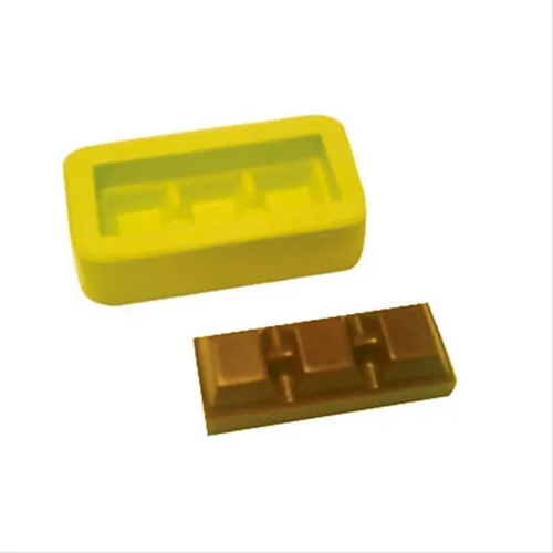 Forma Silicone Sabonete - Chocolate Barra - 4742