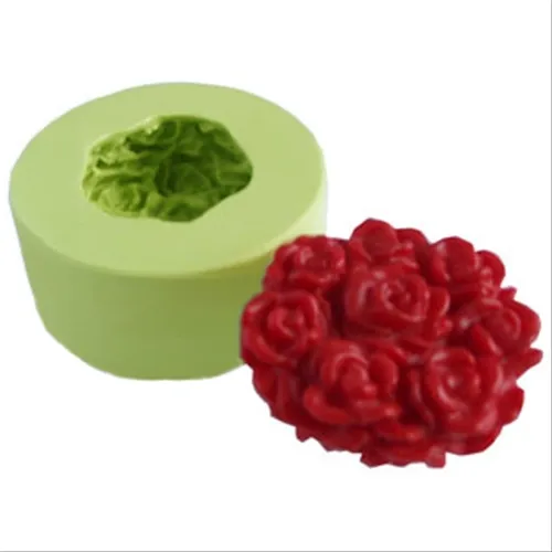 Forma Silicone Sabonete - Arranjo de Rosas - 5345