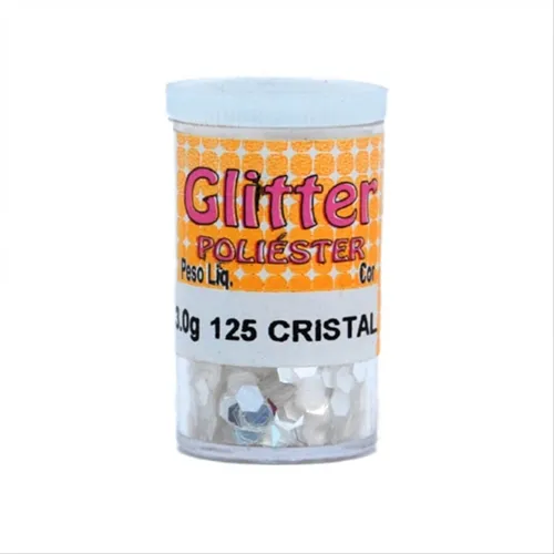 Glítter Cítrico - Cristal - 125 - Glitter