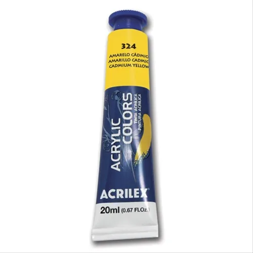 Acrylic Colors - 20ml - Amarelo Cadmio - 324 - Acrilex