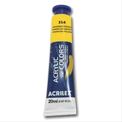 Acrylic Colors - 20ml - Amarelo Cadmio - 324 - Acrilex