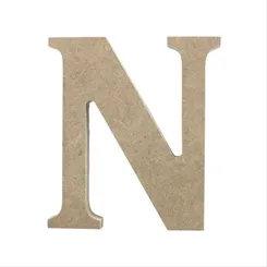 Letra MDF - N - REF.0078 - 12cm