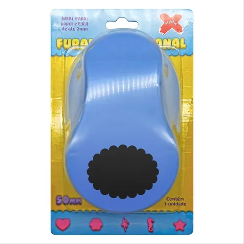 Furador De EVA - 50mm - Oval Escalopado - Make+