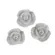 Kit c/3 Rosas Mini - 205 - 2x2cm