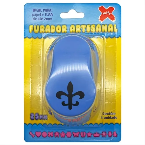 Furador De EVA - 25mm - Flor de Lis - Make+
