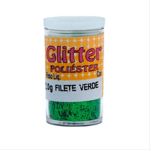 Glítter Filete - Verde - Glitter