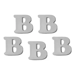 Resina Letra B - 5 Peças
