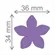 Furador Gigante - Flor 5 Pétalas - FGA028 - 9886 - TEC