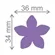 Furador Gigante - Flor 5 Pétalas - FGA028 - 9886 - TEC