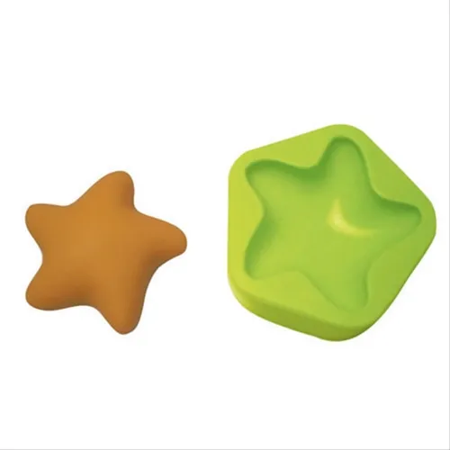 Forma Silicone Sabonete - Estrela Sinuosa - 4747