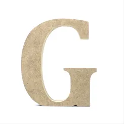 Letra MDF - G - REF.0070 - 12cm