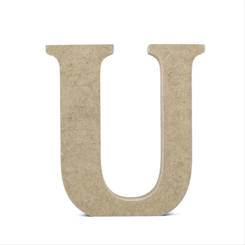 Letra MDF - U - REF.0085 - 12cm