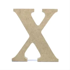Letra MDF - X - REF.0088 - 12cm