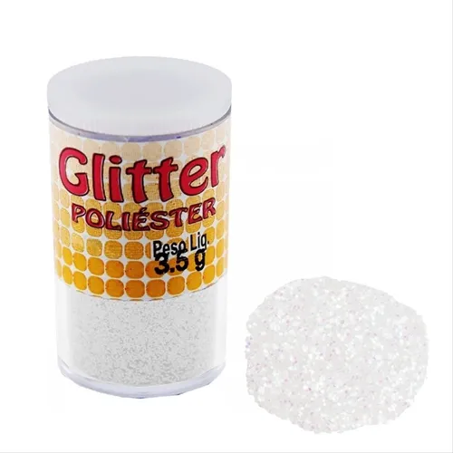 Glítter Poliéster - 3,5g - Perolado - Glitter