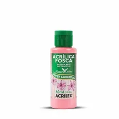 Tinta Acrilica Fosca - 60ml - Rosa Antigo - 828 - Acrilex