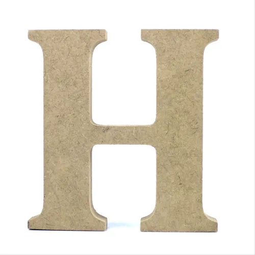 Letra MDF - H - REF.0071 - 12cm