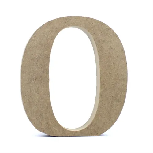 Letra MDF - O - REF.0079 - 12cm