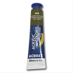 Acrylic Colors - 20ml - Sombra Natural - 355 - Acrilex