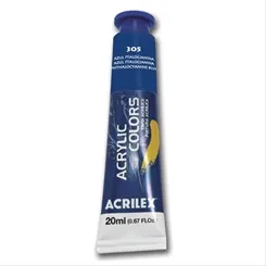 Acrylic Colors - 20ml - Azul Ftalocianina - 305 - Acrilex