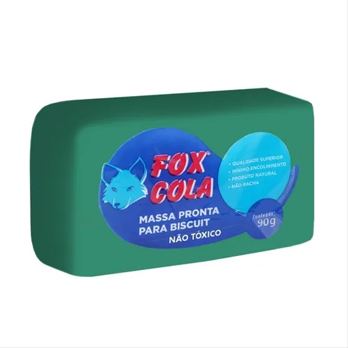 Massa de Biscuit - 90g - Verde Bandeira - Fox