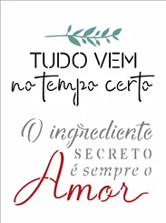 Stencil - 20x25cm - Ladrilho Flor - OPA2457 - Opa Criando Arte