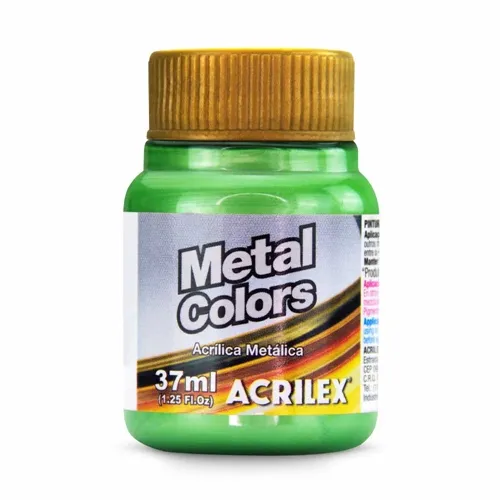 Metal Colors Acrylic - 37ml - Verde Musgo - 513 - Acrilex