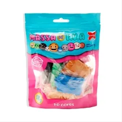 Massa de EVA - 50g - 10 Cores - Make+