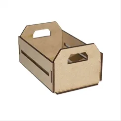 Caixote MDF - REF.1712 - 12X08X06cm