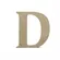 Letra MDF - D - REF.0067 - 12cm