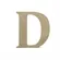 Letra MDF - D - REF.0067 - 12cm
