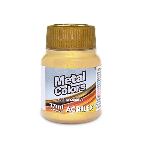 Metal Colors Acrylic - 37ml - Ouro - 532 - Acrilex