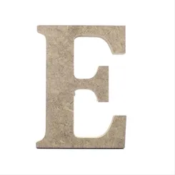 Letra MDF - E - REF.0068 - 12cm
