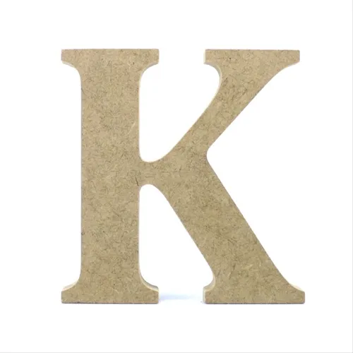 Letra MDF - K - REF.0074 - 12cm