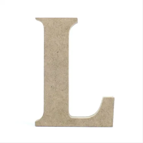 Letra MDF - L - REF.0075 - 12cm