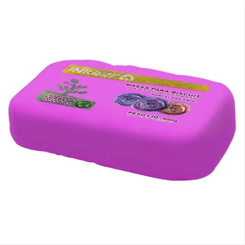 Massa de Biscuit - 900g - Rosa Escuro - Ink Way