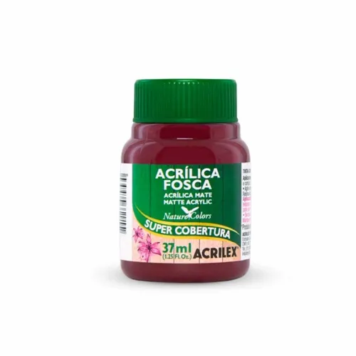 Tinta Acrílica Fosca - 37ml - Cereja - 826 - Acrilex