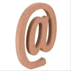 LETRA UNITARIA - 12CM - 18MM - @ - 877