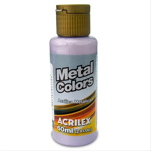Metal Colors Acrylic - 60ml - Lilás - 528 - Acrilex