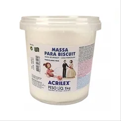 Massa de Biscuit - 1kg - Natural - Acrilex
