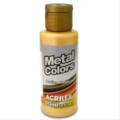 Metal Colors Acrylic - 60ml - Ouro - 532 - Acrilex