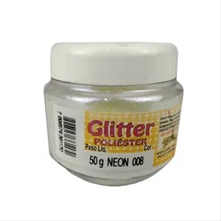 Glítter Poliéster - 50g - Neon - Glitter