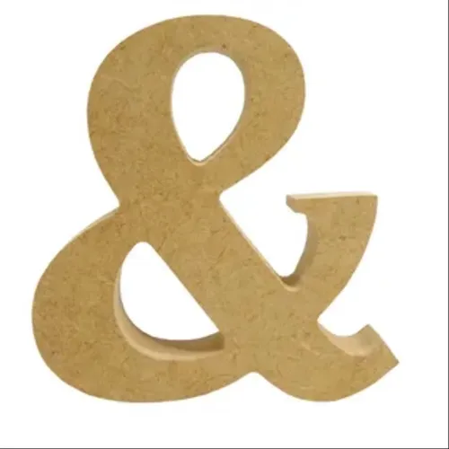 Letra MDF - & - REF.4628 - 12cm
