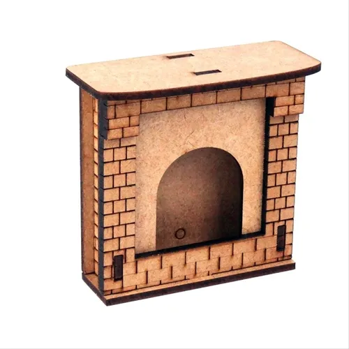 Móvel Miniatura Laser MDF - Lareira - REF.2018