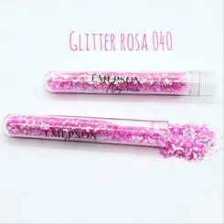 Glitter 040 - Rosa - 3g - Emerson Nogueira